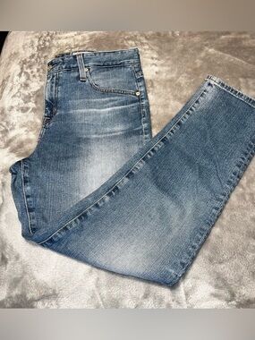 Ag Adriano Goldschmied Light Blue Straight Leg Jeans size 28R